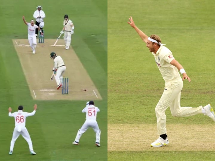 Alex Carey got out on the dangerous ball of Broad, see in the video how the umpire got cheated