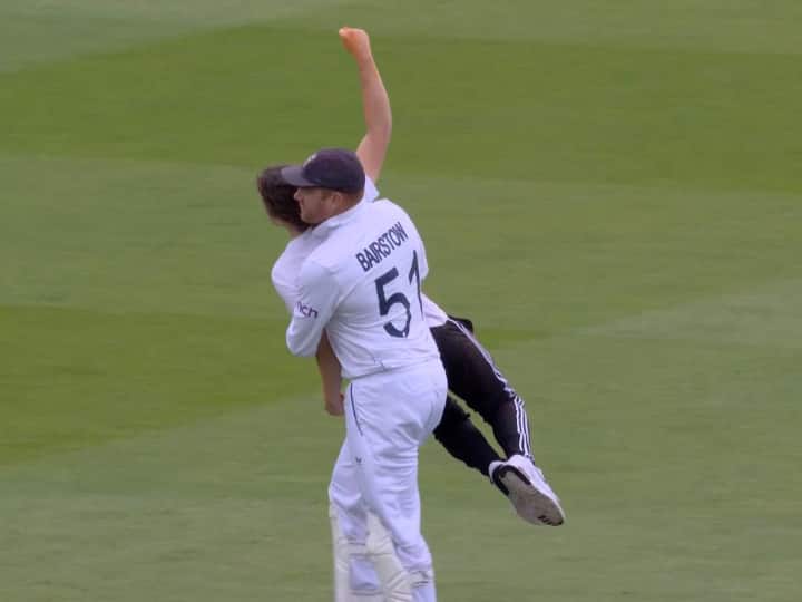 Video: Oil protester obstructs match in Lord's Test, Bairstow lifts...