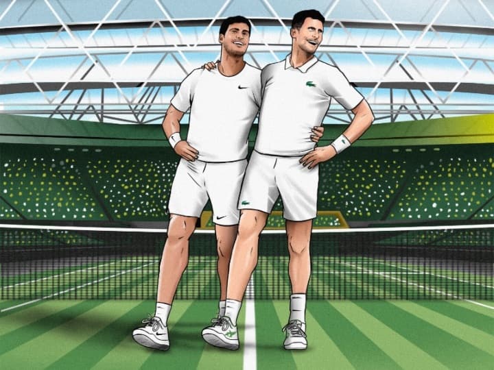 The magic of Natu-Natu Song was shown in Wimbledon, Djokovic and Alcaraz were shown dancing together
