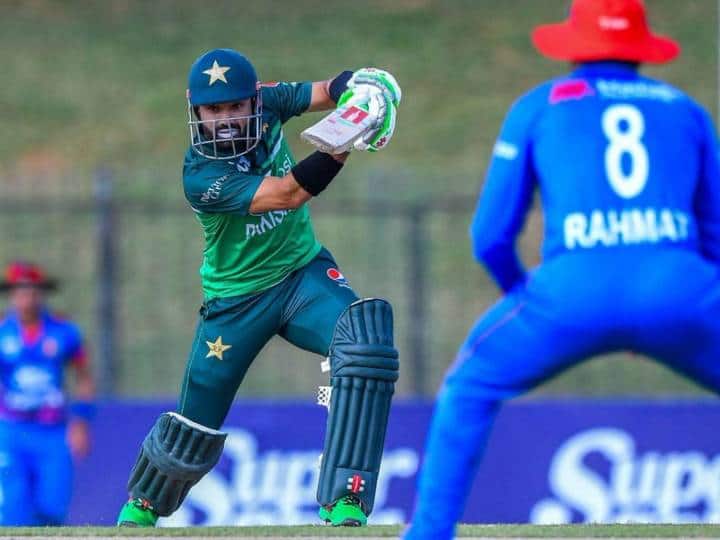 Pakistan gave Afghanistan a target of 269 runs, Babar Azam and Rizwan played half-century innings