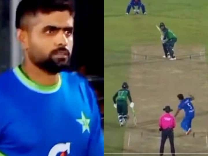 Shadab Khan became victim of Mankading, Babar Azam's anger went viral after the match, watch video