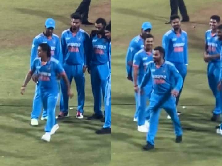 After becoming champion, Ishaan imitated Virat on the field, Kohli's reaction went viral, watch video