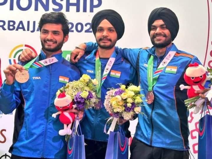 Asian Games 2023: India gets another gold in shooting, amazing work of Sarabjot, Arjun and Shiva
