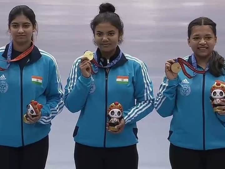 India's account opened on the fourth day, women's team won silver medal in shooting
