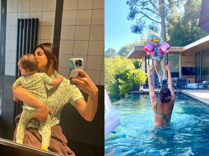 Priyanka Chopra did not attend sister Parineeti's wedding, now she is having fun in the pool with daughter Malti.