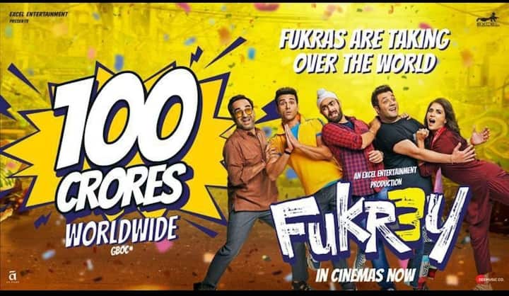 'Fukrey 3' wins, the film enters the Rs 100 crore club