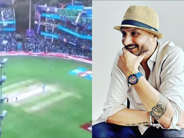 Harbhajan Singh's befitting reply to former English captain, question was raised on vacant seats in the stadium