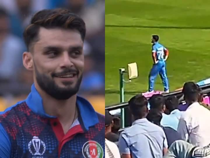 Slogans of 'Kohli-Kohli' started after seeing Naveen Ul Haq in the live match, video going viral