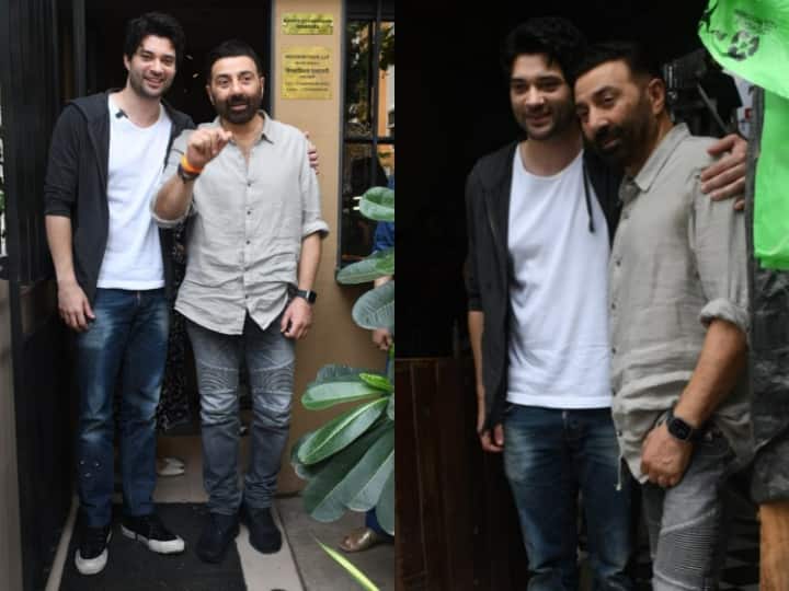 Sunny Deol spotted in a cafe with son Rajveer, wonderful bonding between father and son seen in the pictures