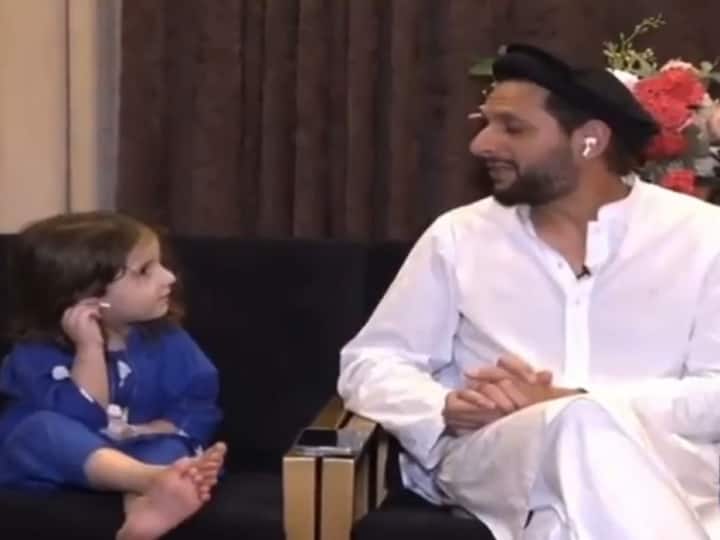 'Why is Papa Shaheen in the team?'  Shahid Afridi's interesting answer to daughter's funny question