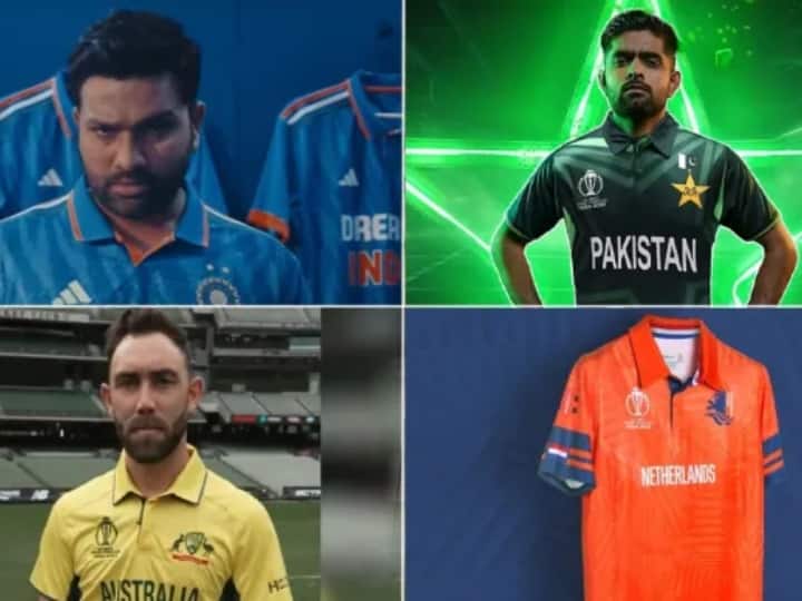 World Cup 2023: Jerseys of all the teams playing in the World Cup including India-Pakistan confirmed