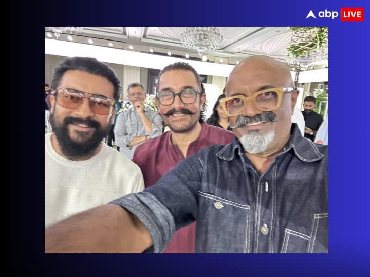 Bollywood actor Aamir Khan attends Kamal Haasan's 69th birthday celebration, picture going viral