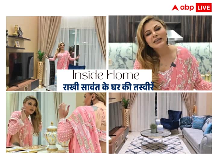 Bollywood drama queen Rakhi Sawant's luxurious house is not only in Mumbai but also in Dubai, see photos here.