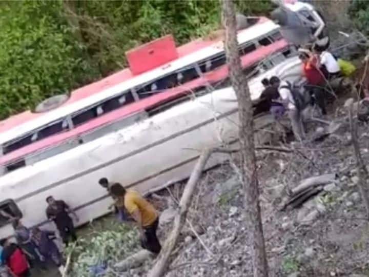 Bus falls into ditch down steep slope in Doda, Jammu and Kashmir, many feared dead