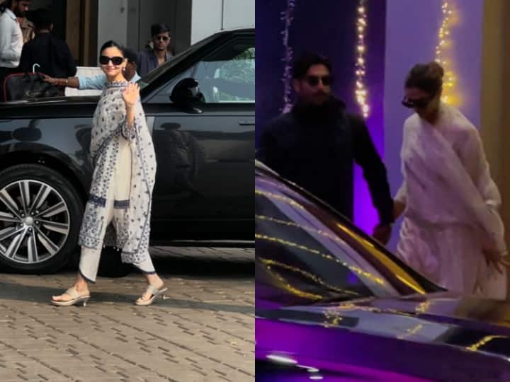 From Alia Bhatt to Deepika Padukone...these beauties were spotted at the airport in traditional look.