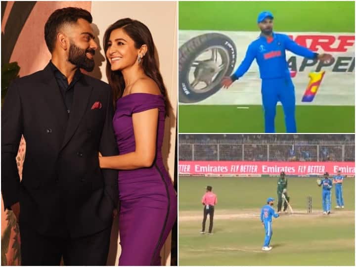 Husband Virat Kohli did such a dance on Anushka Sharma's song during the match, video went viral