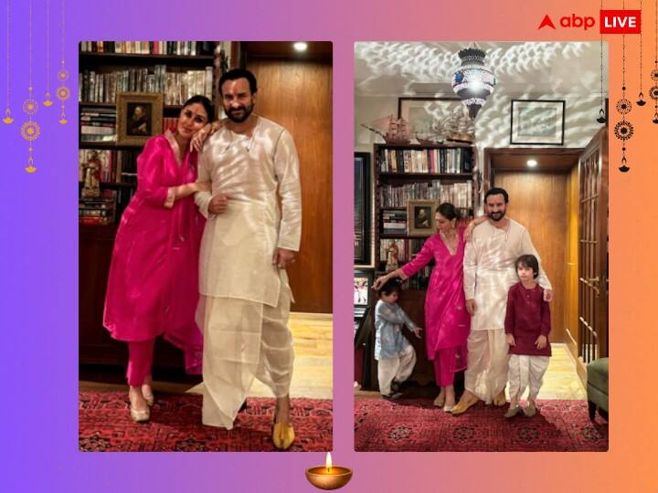 Kareena Kapoor Khan celebrated Diwali with husband Saif Ali Khan and her two sons, see photos