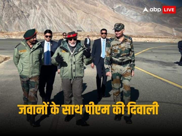 Keeping a sharp eye from ground to sky, PM Modi's Diwali with soldiers on the border, know complete details here