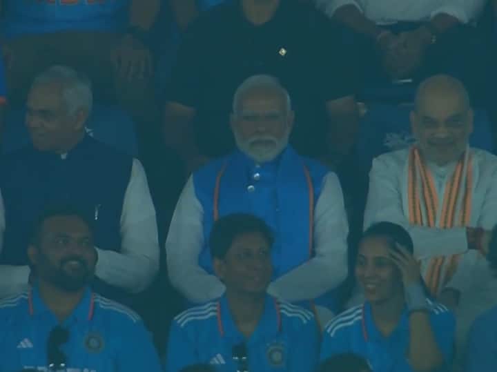 PM Narendra Modi arrived to watch the final match of India-Australia, first picture surfaced
