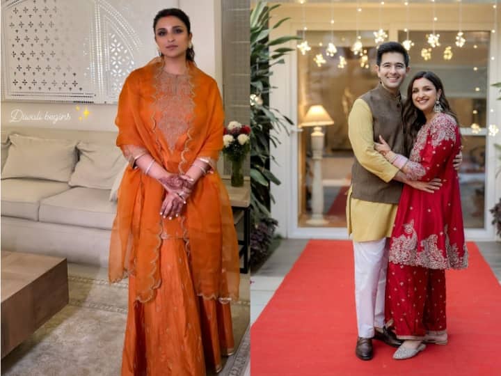 Parineeti Chopra is ready to celebrate her first Diwali with Raghav Chadha after marriage, shares photos