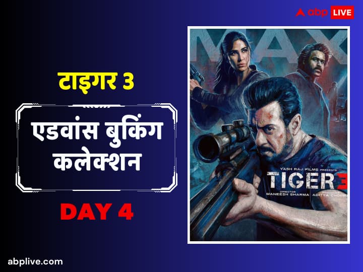 Strong earnings of 'Tiger 3' in advance booking on the fourth day!  Salman Khan's film collected 10 crore notes