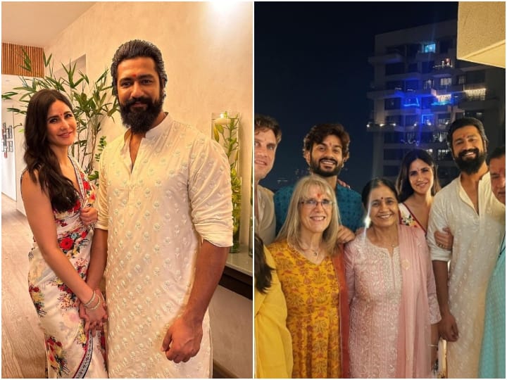 Vicky-Katrina celebrated Diwali with their family, the couple shared pictures and showed a glimpse