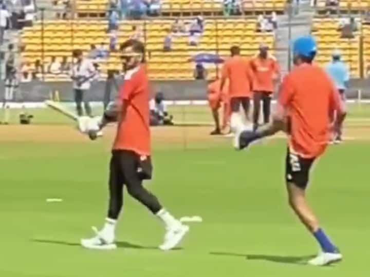 Virat Kohli was shocked when Shubman Gill had fun, then he picked up the bat to hit, watch video