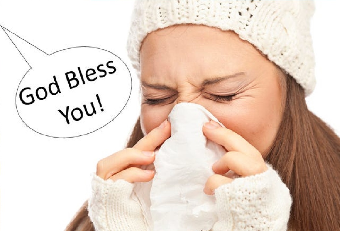 Why do we say 'God bless you' after someone sneezes?