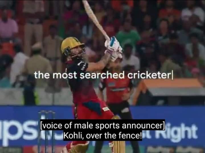 Google included Virat Kohli in its all time most searched video, most searched video