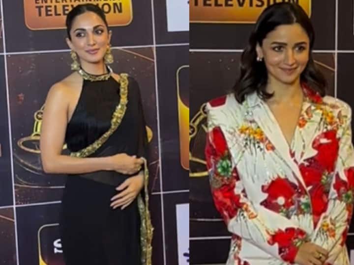 Kiara wreaked havoc in black saree while Alia arrived in formal look, see pictures