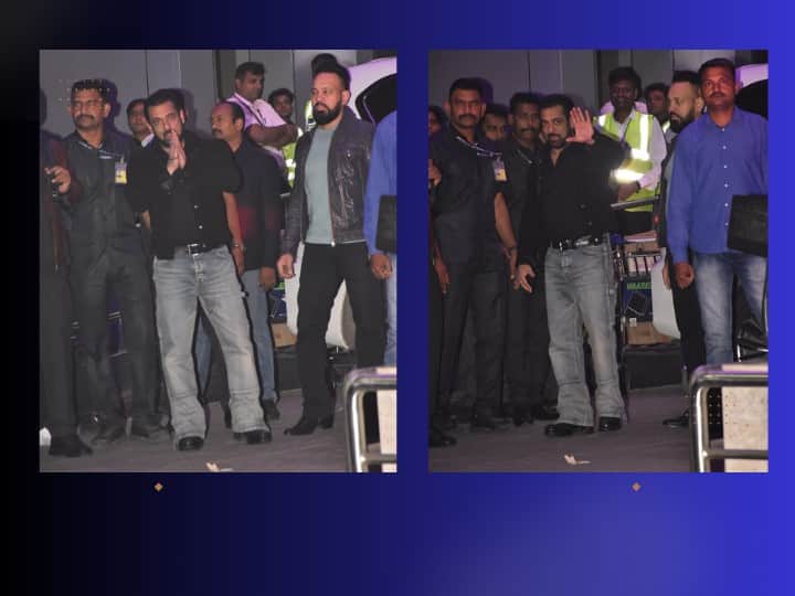 Salman Khan returns to Mumbai for birthday celebrations, spotted at airport in black shirt and denim