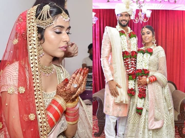 Shivam Dubey had become 'clean bold' in the love of a Muslim girl, see the pictures of the marriage.