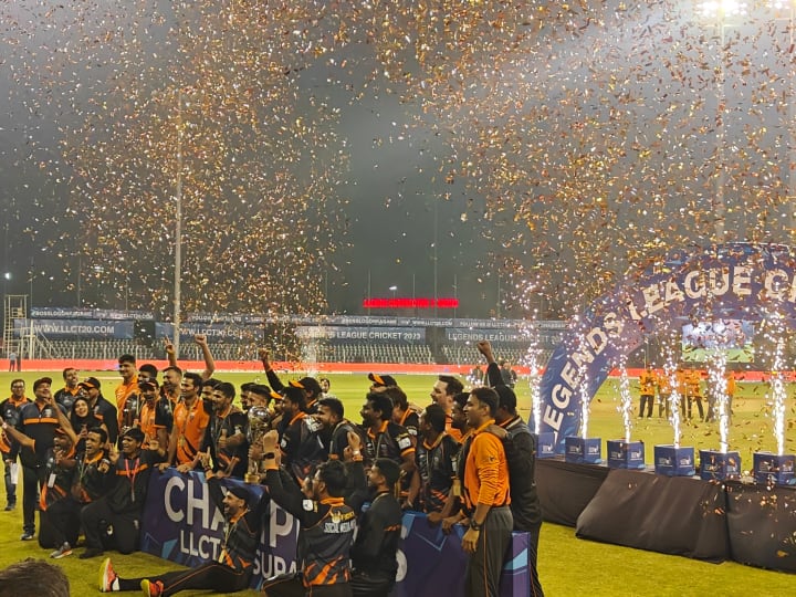 Watch: This is how Harbhajan Singh's team celebrated after becoming Legends League champion, watch video