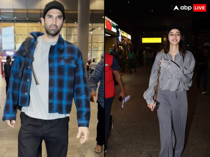 Ananya Pandey-Aditya Roy Kapur returned after celebrating New Year in London, spotted at the airport