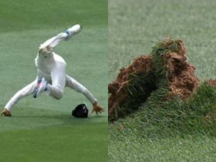 Australia's open pole!  Pak player narrowly escapes injury on Sydney's poor outfield