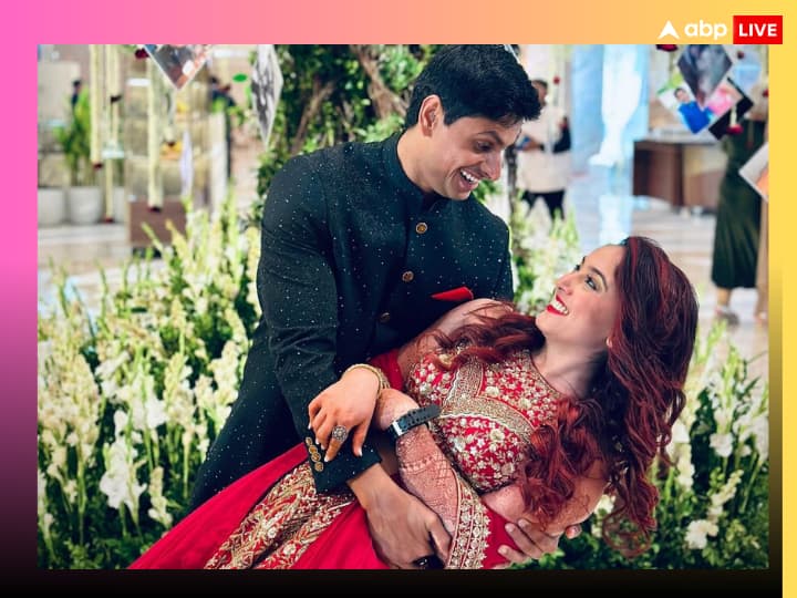 Ayra Khan was seen dancing in her husband's arms at the reception, Nupur Shikhare shared beautiful pictures