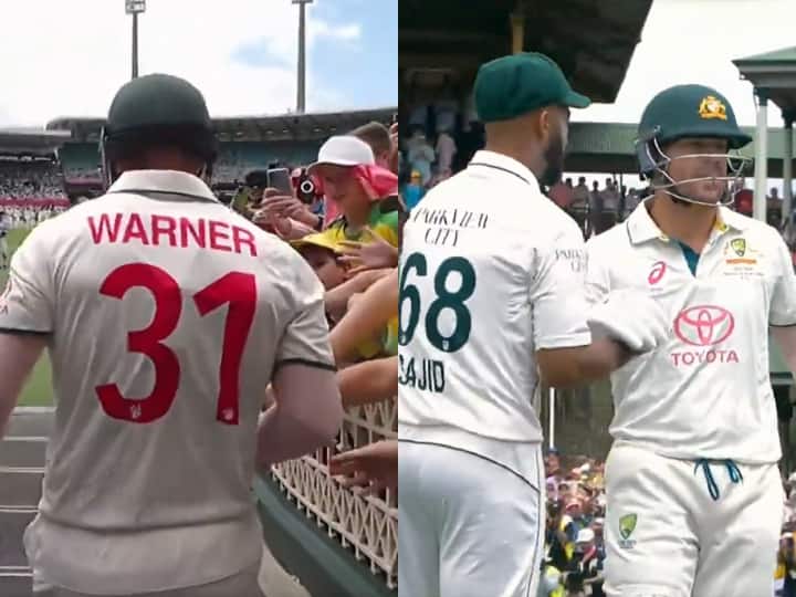 David Warne came on the field for the last test innings of his career, see how everyone loved him