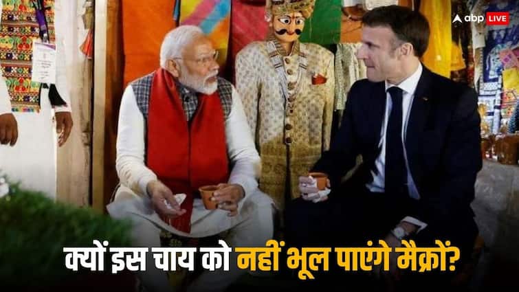 French President Emmanuel Macron became a fan of India's tea and UPI system, said this big thing in praise