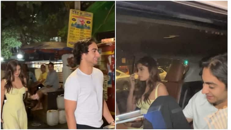 Raveena Tandon's daughter Rasha and Malaika Arora's son Arhaan spotted together again amid dating rumours, star kid seen avoiding the camera
