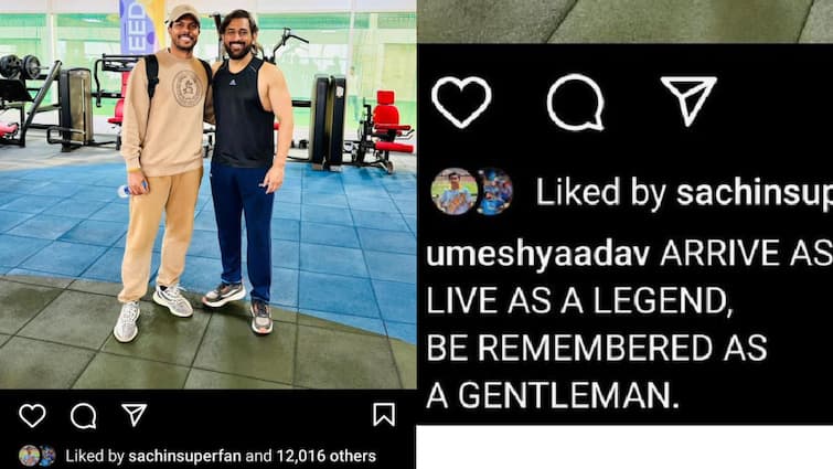 Umesh Yadav met MS Dhoni before IPL 2024, caption will win hearts;  The picture is going viral