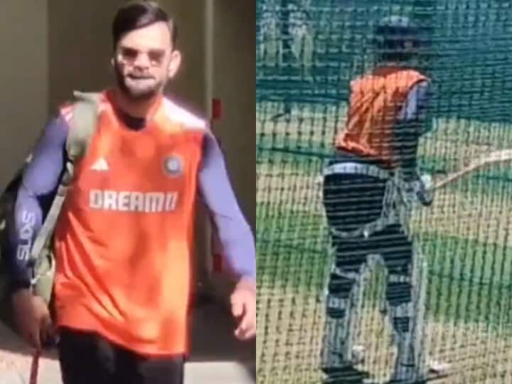 Virat Kohli preparing to play a big innings in the second test, see how he sweated in practice