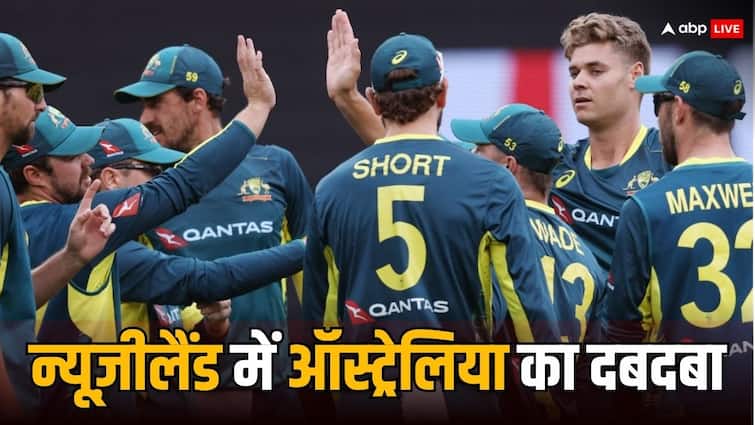 Australia defeated New Zealand at home, won the third T20 with a clean sweep.