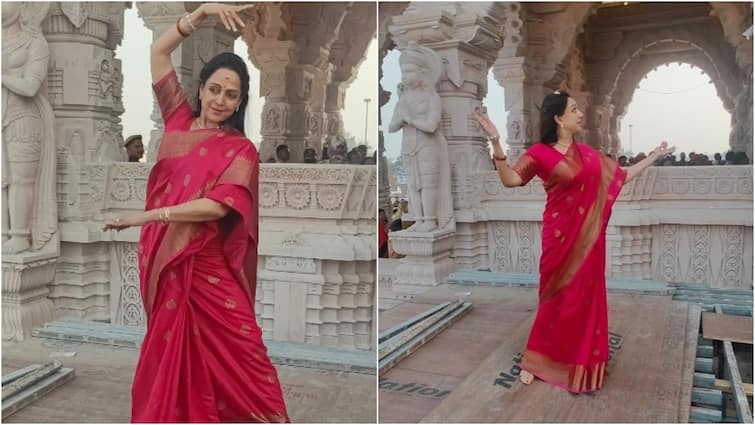 Hema Malini will perform in the raga seva of Ram temple in Ayodhya, the actress also showed a glimpse of her 'divine darshan'