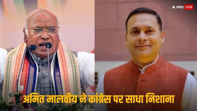 Mallikarjun Kharge compared the booth agent to a 'dog', Amit Malviya said - 'misery is certain'