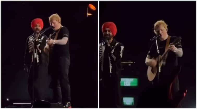 Ed Sheeran performed in Punjabi for the first time, created a lot of fun with Diljit
